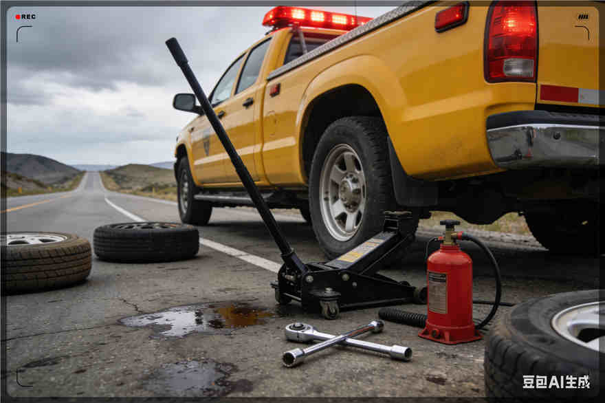 巴林左旗爆胎道路救援-汽车换轮胎